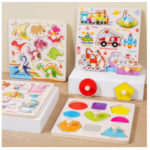 Wooden Puzzle Board Set | Learning Toy For Kids | Montessori Wooden Toys