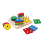 Wooden Puzzle Toy Educational DIY Baby Toys | Montessori Kids Educational Toys | Building Puzzle Child Gift