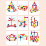 Combo 54 PCS –  2টা সেট - শিশুদের মেধা বিকাশে শিক্ষামূলক বিল্ডিং টয় - Image 4